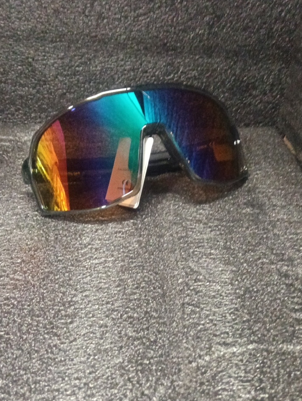 XLoop Sport Shield Sunglasses Black Tinted Lens